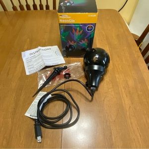 Halloween LED Projection NeonGlo indoor/outdoor colorful rotating ghost images